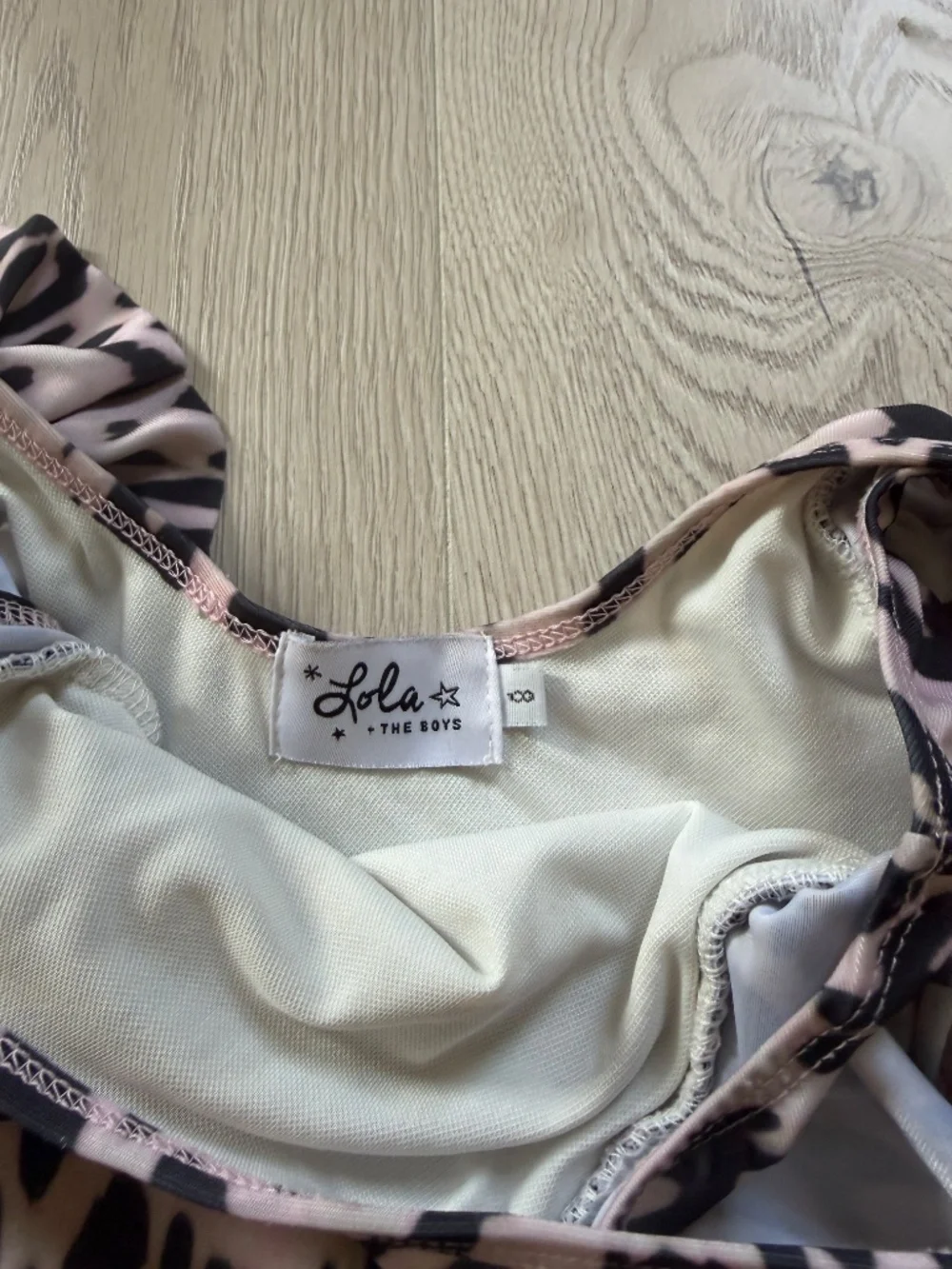 Lola + The Boys Girls One-Piece Swimsuit Animal Print Sz. 8